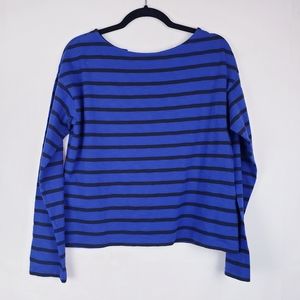 Levis Womens Striped Long Sleeve Shirt Size Small